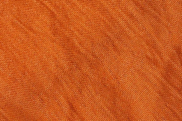 Textuur Van Oranje Stof Textuur Licht Bruin Textiel Materiaal Auburn — Stockfoto