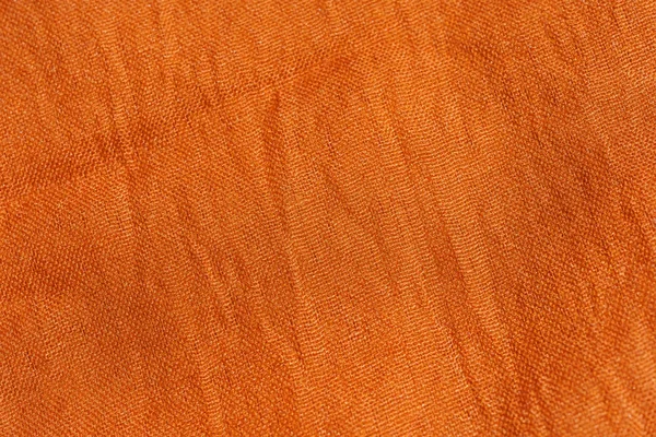 Texture Tessuto Arancione Texture Materiale Tessile Marrone Chiaro Sciarpa Auburn — Foto Stock