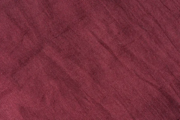 Tekstura Ciemnoróżowej Tkaniny Tekstura Tkaniny Kolor Marsala Burgundowy Szalik Zbliżenie — Zdjęcie stockowe