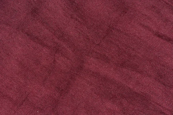 Текстура Темно Розовой Ткани Текстура Ткани Цвета Марсала Бургундский Шарф — стоковое фото