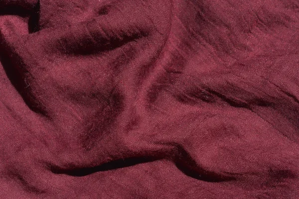 Textura Tmavě Růžové Tkaniny Textura Barvy Tkaniny Marsala Burgundská Šála — Stock fotografie