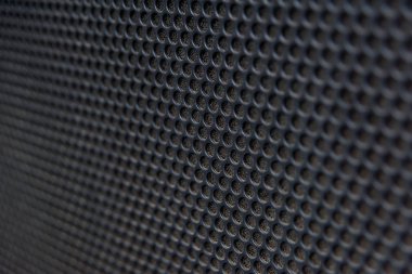 Metal yüzeyin dokusu. Demir yüzey delikli. Metal rölyef duvarı.