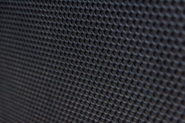 Metal yüzeyin dokusu. Demir yüzey delikli. Metal rölyef duvarı.