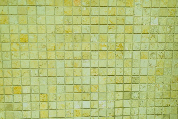 Grünes Mosaik Der Wand Die Wände Sind Gefliest Zierfliese — Stockfoto