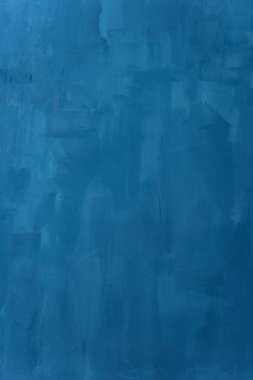 Mavi duvarın dokusu. Duvara macun sanatsal uygulama. Fotoğraf stüdyosunda dekoratif duvar