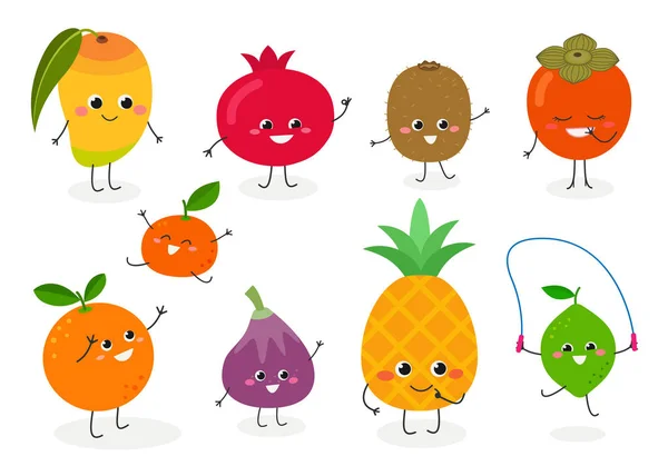 Conjunto de frutas N2 — Vector de stock