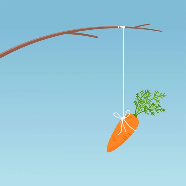 Carrot hanging on fishing stick Stock Image Everypixel