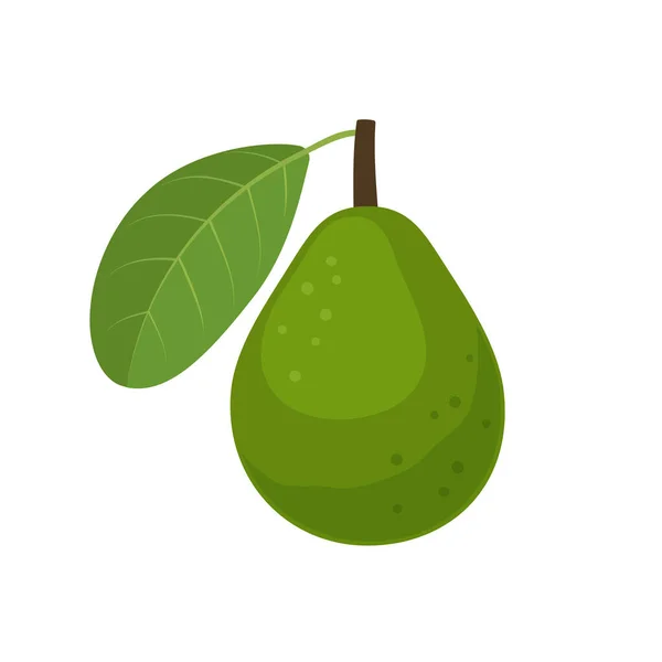 Icono de fruta de guayaba diseño plano vector ilustración — Vector de stock