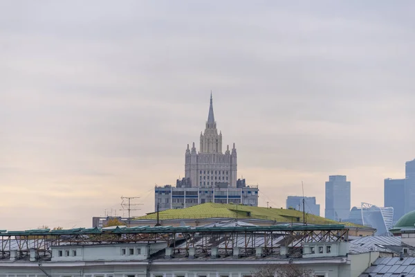 Πανόραμα Πόλεων Μόσχα Ρωσία — Φωτογραφία Αρχείου