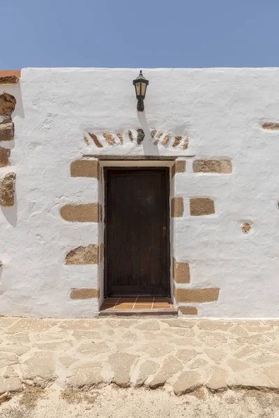 Fuerteventura 'Da renkli geleneksel evler, Kanarya Adaları, Ispanya — Stok fotoğraf