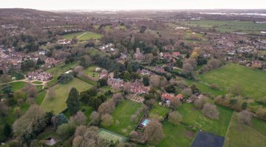 Aspley Guise Köyü, Milton Keynes havadan görünümü