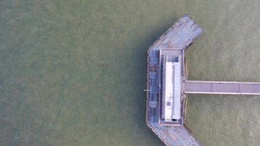 Deal iskelesinin havadan görünümü, Deal, Kent, İngiltere