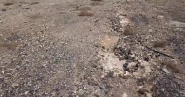 Fuerteventura, Kanarya Adaları, İspanya'da bir sahil beldesinin havadan görünümü
