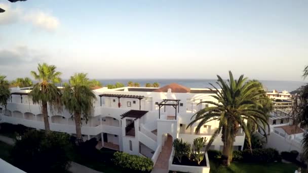 Tengerparti üdülőhely Fuerteventura TimeLapse, Kanári-szigetek, Spanyolország — Stock videók
