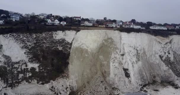 Witte kliffen van Dover 4k — Stockvideo