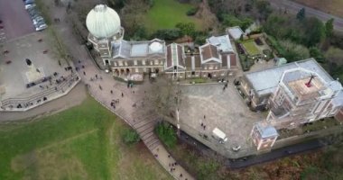 Greenwich Gözlemevi 4k video Kuşlar göz görünümü