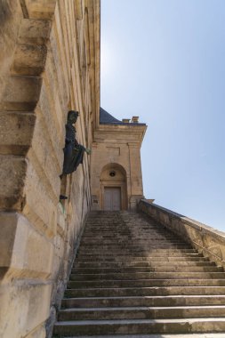 Ortaçağ işareti Kraliyet avcılık kale fontainbleau paris Fransa ve Beyaz Kuğu Gölü yakınlarında