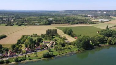 Chateau Gaillard kalesi, Les Andelys, Normandiya, Fransa