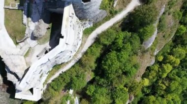 Chateau Gaillard kalesi, Les Andelys, Normandiya, Fransa