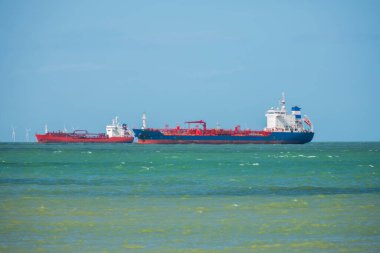Denizdeki Petrol Kimyasal Tankeri - fok görüntüsü