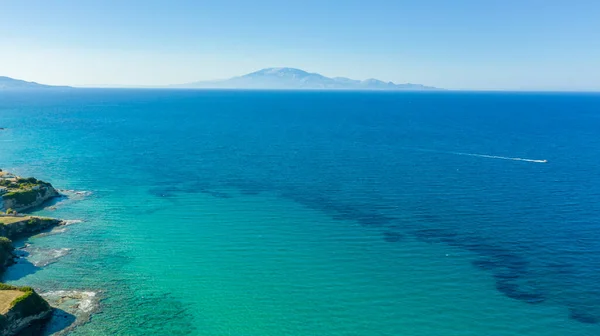 Vista aérea de la playa Katragaki, Tragaki, Zakynthos, Grecia — Foto de Stock