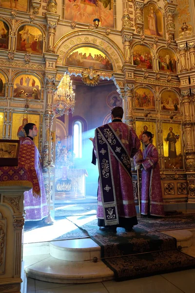 Clero Iglesia Ortodoxa — Foto de Stock