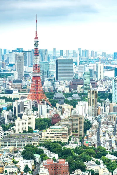 Tokyo Tower Япония Коммуникационная Небоскреб Самое Высокое Искусственное Сооружение Японии — стоковое фото