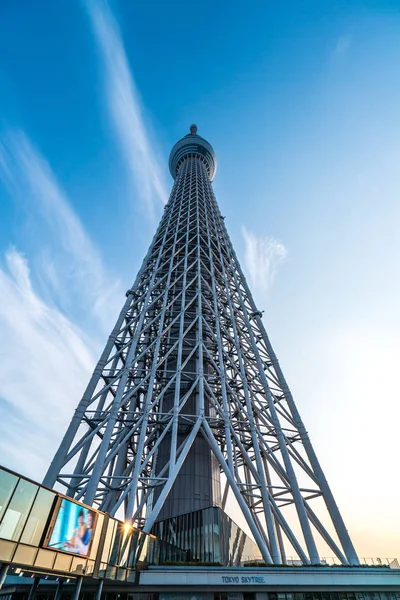 Токио Япония Июня 2018 Года Японская Башня Голубым Небом Закатом — стоковое фото
