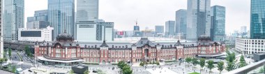 Tokyo İstasyonu, bir tren istasyonu, Marunouchi iş bölgesi, Chiyoda, Tokyo, Japonya