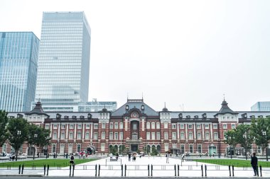 Tokyo İstasyonu, bir tren istasyonu, Marunouchi iş bölgesi, Chiyoda, Tokyo, Japonya