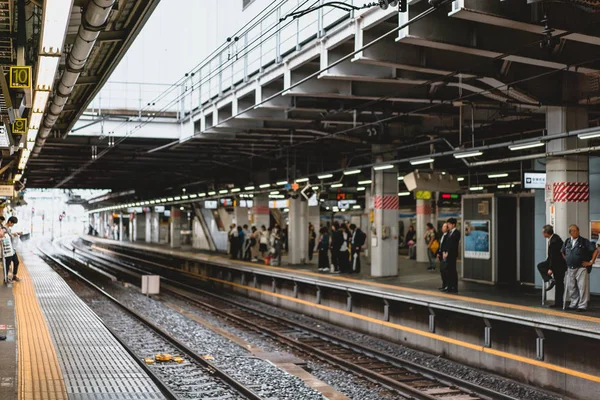 Таджико Токио Япония Июня 2018 Года Абстрактный Размытый Взгляд Людей — стоковое фото