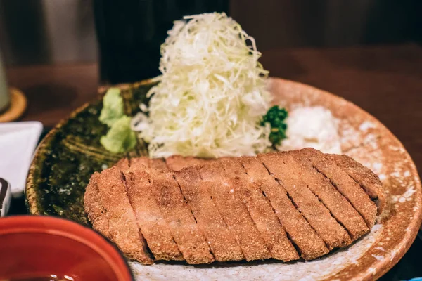 Carne Vită Prăjită Adâncă Tokyo Friptură Prăjită Carne Vită Mâncare — Fotografie, imagine de stoc