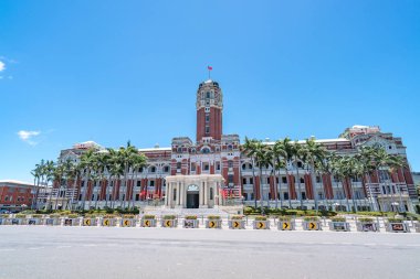 Uzak görünümü Cumhurbaşkanlığı ofis binası Taipei, Tayvan