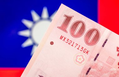 Tayvan para birimi notlar, Tayvan Tayvan bayrağı üzerinde para birimi.