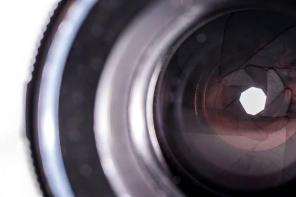 Câmera Silhueta Fotógrafo Lentes — Fotografia de Stock