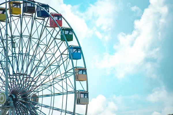 Roue Colorée Sous Soleil — Photo