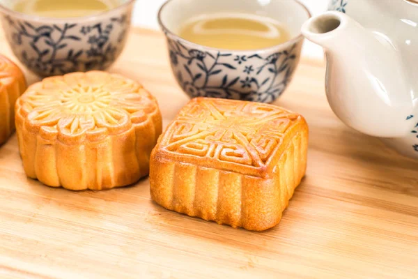 Deliziosa Torta Lunare Mid Autumn Festival — Foto Stock