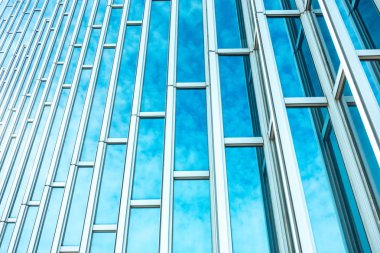 Modern Tayvan şehrinde alçak açılı gökdelenler