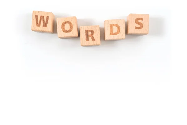 Λέξεις ξύλινα μπλοκ της επιχειρηματικής ιδέας απομονώνονται σε λευκό backgr — Φωτογραφία Αρχείου