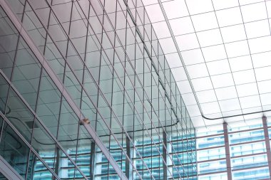 Tayvan, Taipei 'deki gökdelenlerin alçak açılı görüntüsü