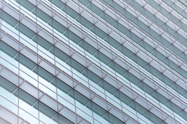 Tayvan, Taipei 'deki gökdelenlerin alçak açılı görüntüsü