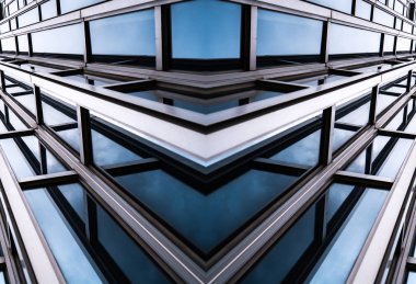 Mimari ayrıntılar Modern bina cam cephe iş backg