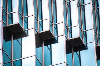 Mimari, Modern İnşaat Cam Cephesi İş Arkaplanı 'nı ayrıntılarıyla anlatıyor