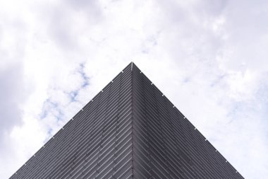 Tayvan, Taipei 'deki gökdelenlerin alçak açılı görüntüsü