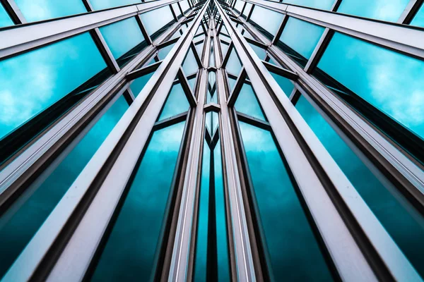 Detalles de la arquitectura Edificio moderno Fachada de vidrio Business backg — Foto de Stock
