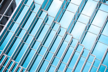 Mimari, Modern İnşaat Cam Cephesi İş Arkaplanı 'nı ayrıntılarıyla anlatıyor