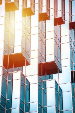 Mimari ayrıntılar Modern bina cam cephe iş backg