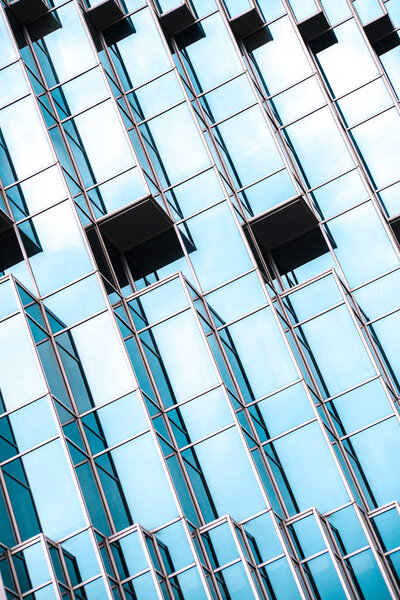 Architecture details Modern Building Glass facade Business background