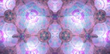 Soyut kaleydoskop arkaplanı. Güzel çok renkli kaleydoskop dokusu. Eşsiz kaleydoskop tasarımı.