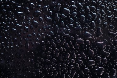 Dvd ortamında su damlaları, renkli arka planda su damlaları